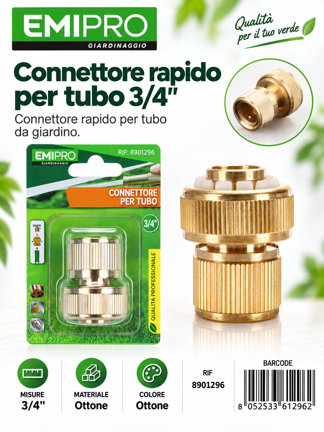 CONNETTORE 3/4