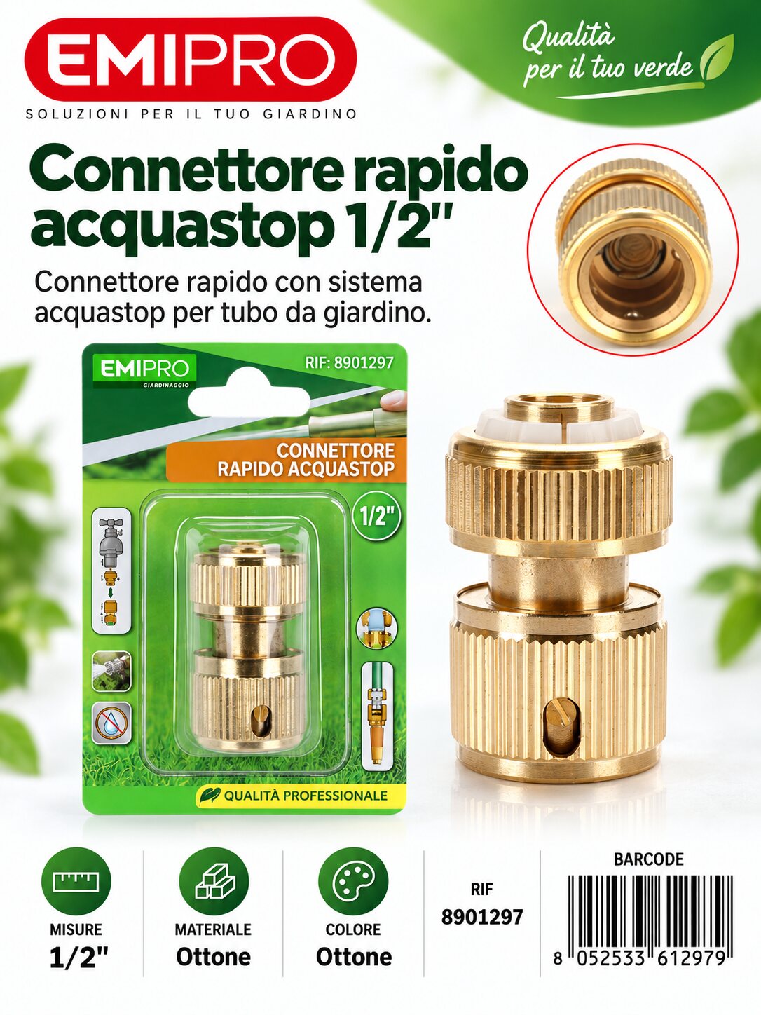 CONNETTORE 1/2