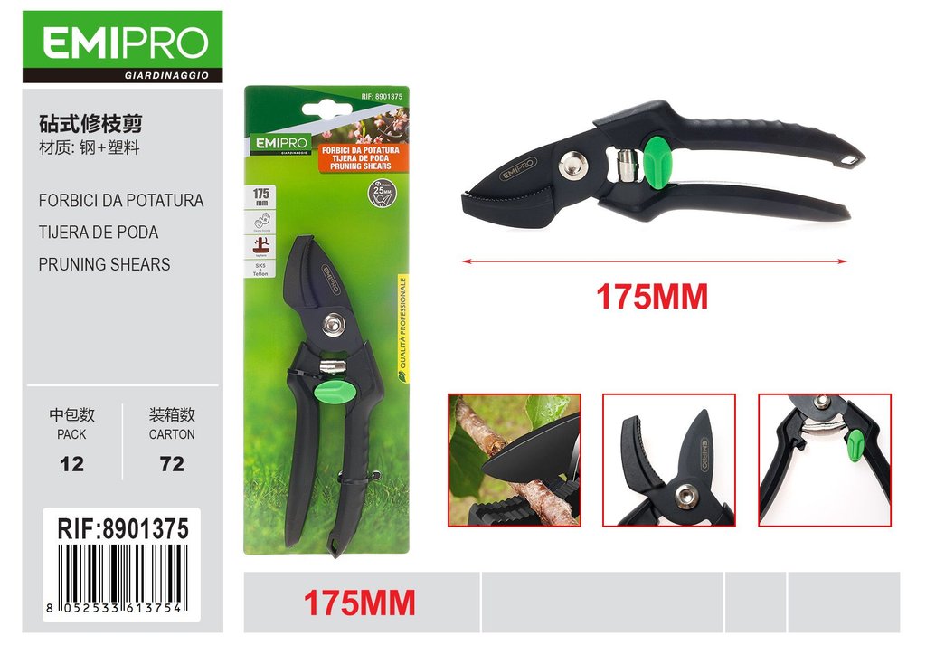 FORBICI DA POTATURA 175MM