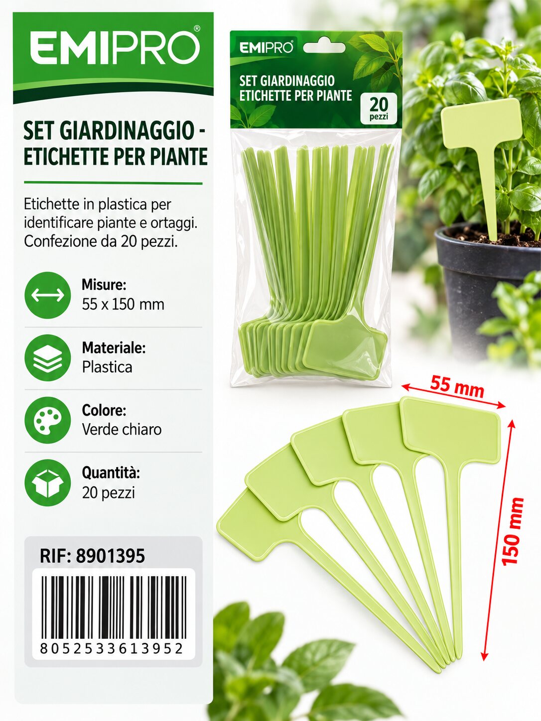 SET GIARDINAGGIO 20PZ