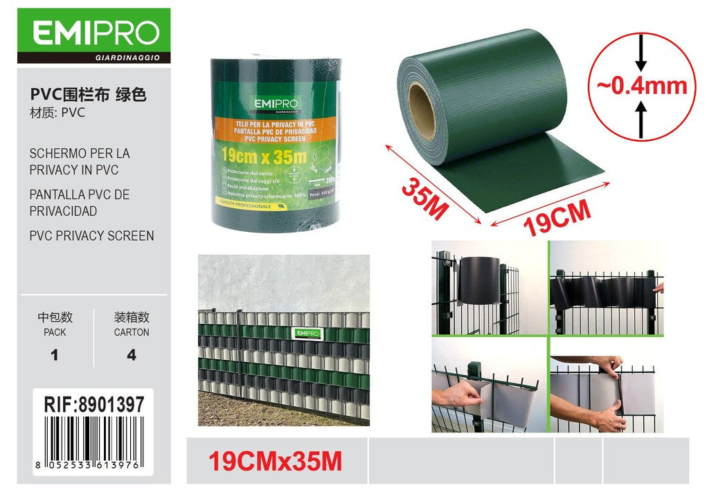 SCHERMO PER LA PRIVACY IN PVC 19CM*35M