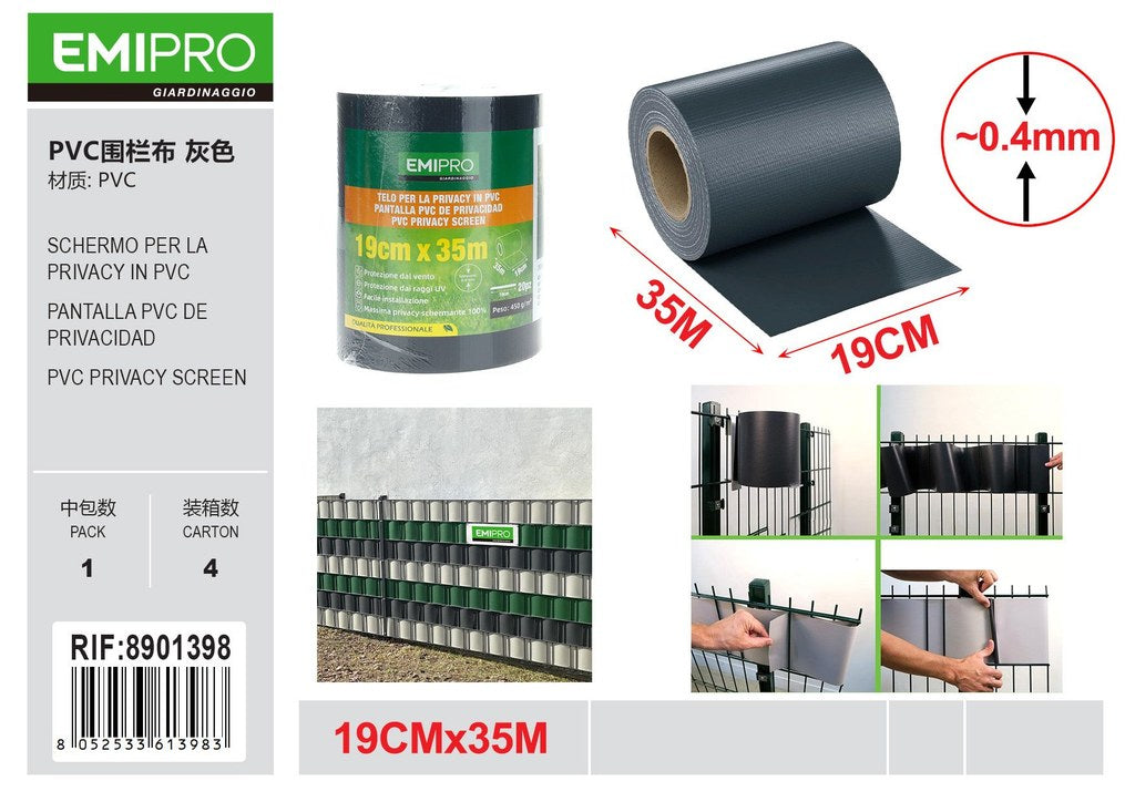SCHERMO PER LA PRIVACY IN PVC 19CM*35M