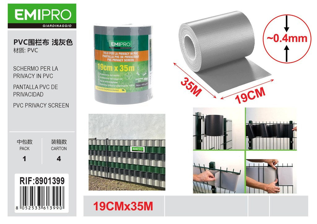 SCHERMO PER LA PRIVACY IN PVC 19CM*35M