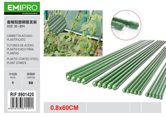 CANNETTA ACCIAIO PLASTIFICATO 0.8*60CM