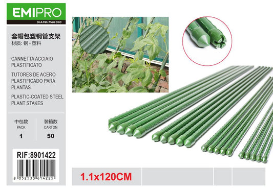 CANNETTA ACCIAIO PLASTIFICATO 1.1*120CM