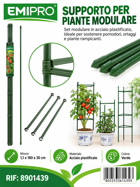 SUPPORTO PER PIANTA 1.1*180*30CM 15PZ