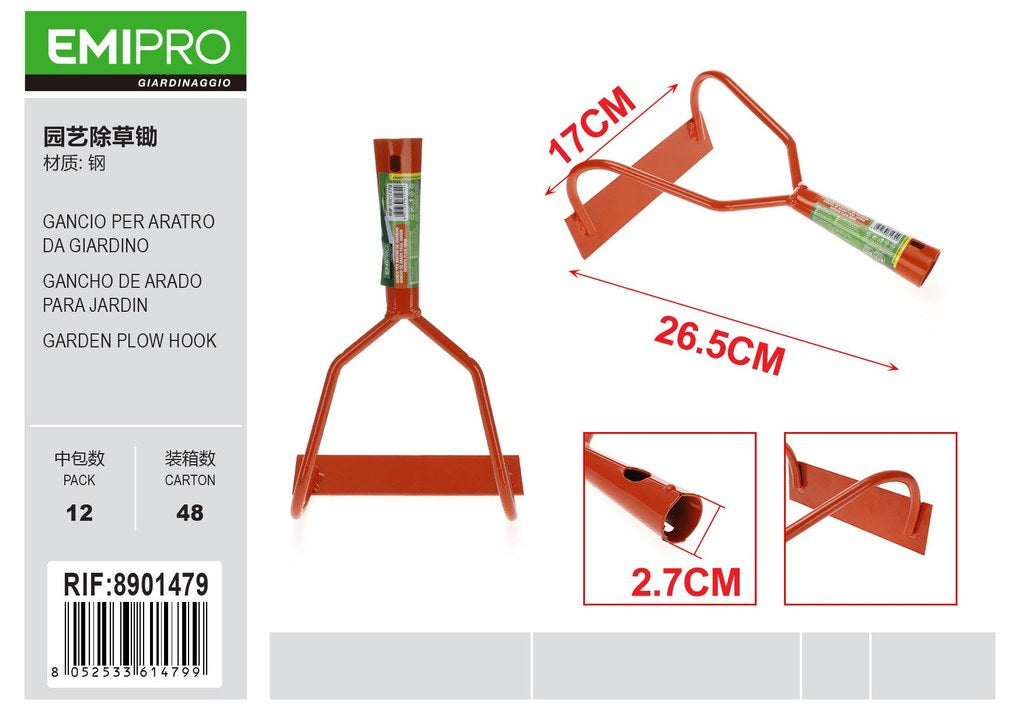 GANCIO PER ARATRO DA GIARDINO