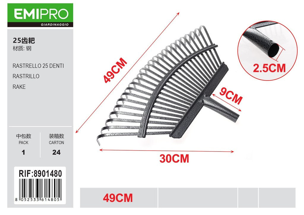 RASTRELLO 25 DENTI