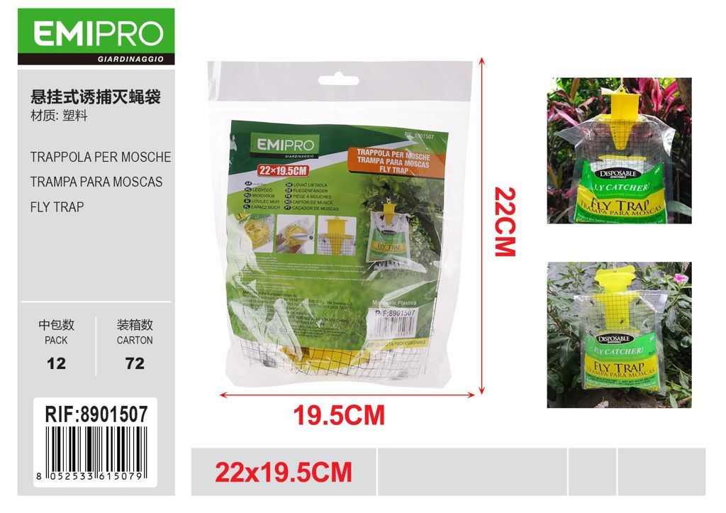 Trappola Per Mosche 22*19.5cm
