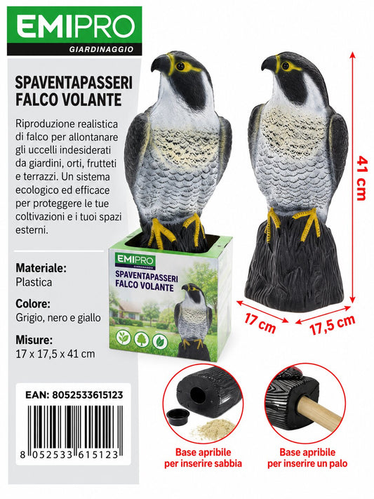 SPAVENTAPASSERI VOLANTE FALCO 17*17.5*41CM