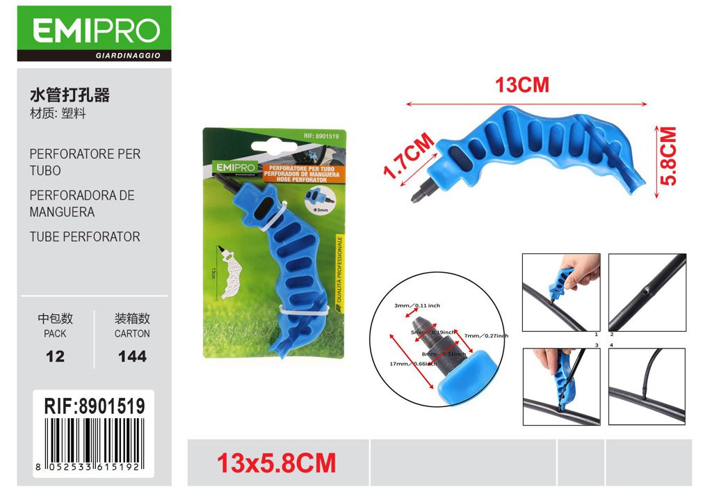 PERFORATORE PER TUBO