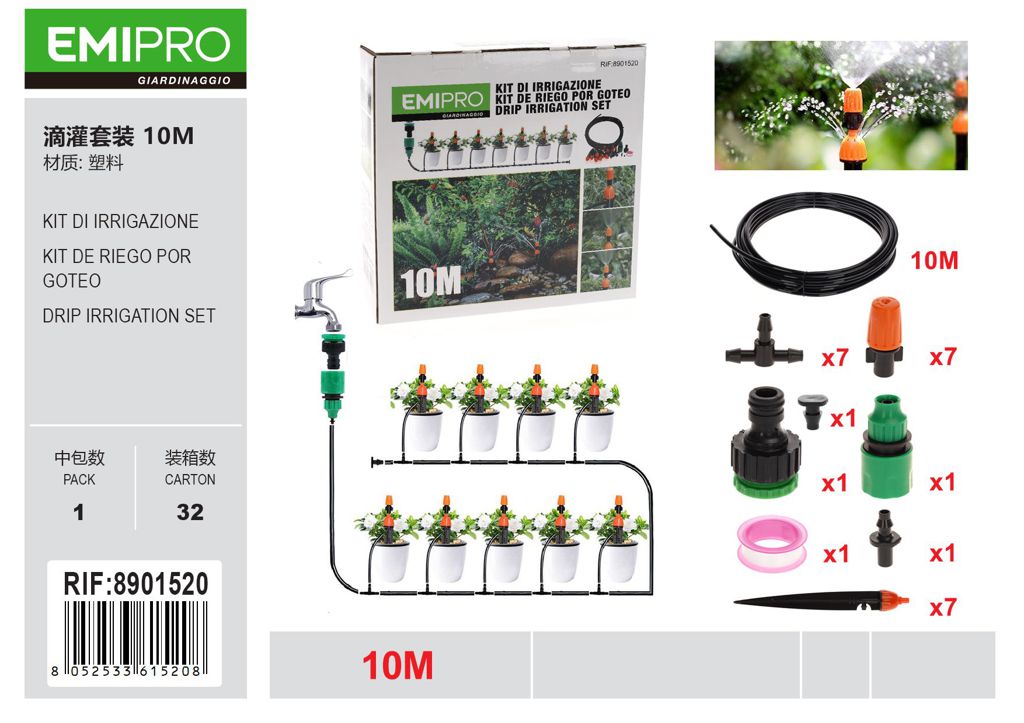 KIT DI IRRIGAZIONE 10M