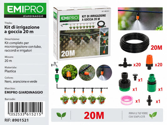 KIT DI IRRIGAZIONE 20M