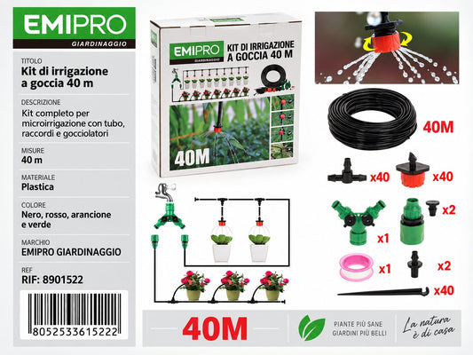 KIT DI IRRIGAZIONE 40M