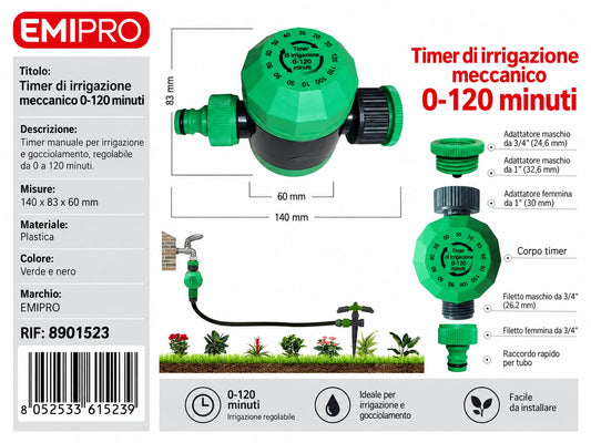 TIMER DI GOCCIOLAMENTO MECCANICO
