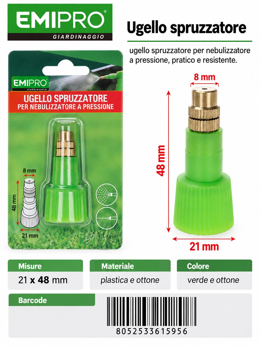 UGELLO SPRUZZATORE