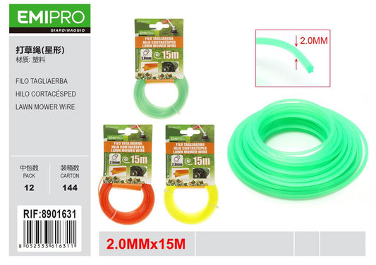 FILO TAGLIAERBA 2.0*15M