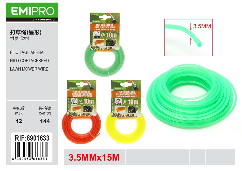 FILO TAGLIAERBA 3.5*10M