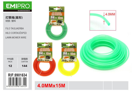 FILO TAGLIAERBA 4.0*10M