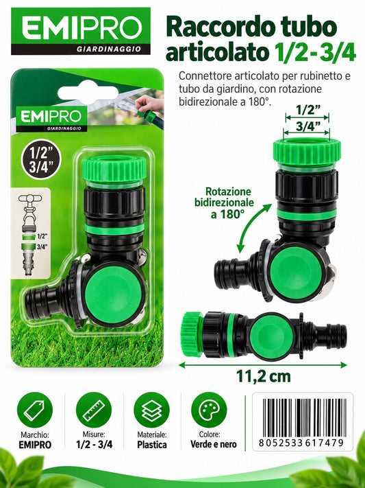 Raccordo Articolato Tubo 1/2 - 3/4