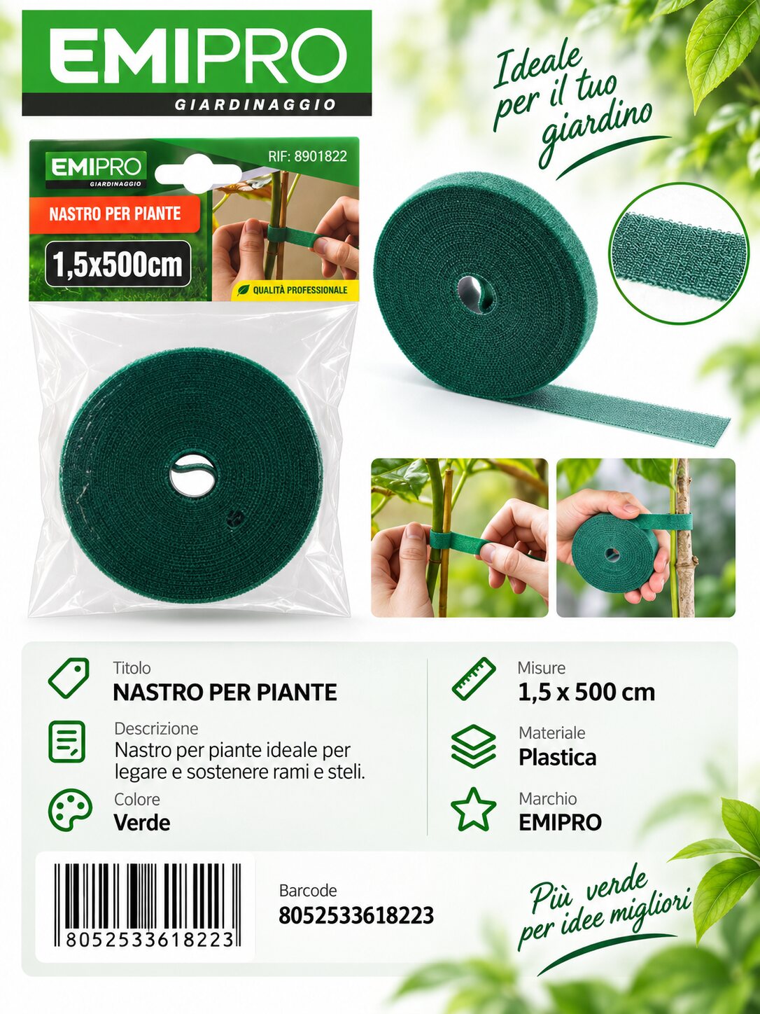 NASTRO PER PIANTE 1.5*500CM