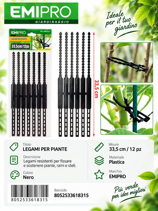LEGAMI PER PIANTE 33.5CM 10PZ