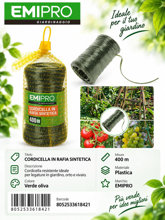 CORDICELLA IN RAFIASINTETICA 400M