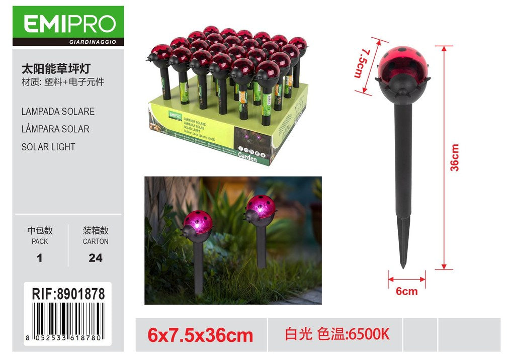 LAMPADA SOLARE 6*7.5*36CM