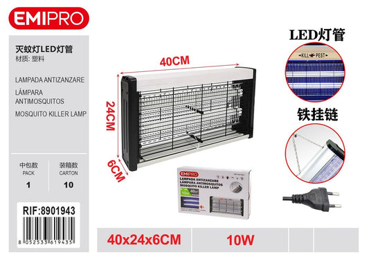 Lampada Antizanzare 10w 40*24*6cm