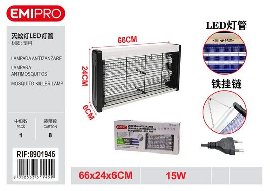 Lampada Antizanzare 15w 66*24*6cm