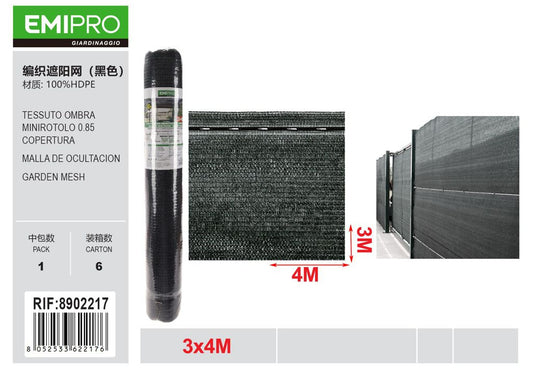 TESSUTO OMBRA MINIROTOLO 0.85 COPERTURA 3*4M