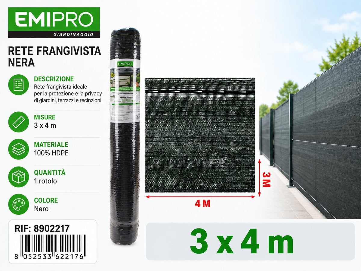 TESSUTO OMBRA MINIROTOLO 0.85 COPERTURA 3*4M