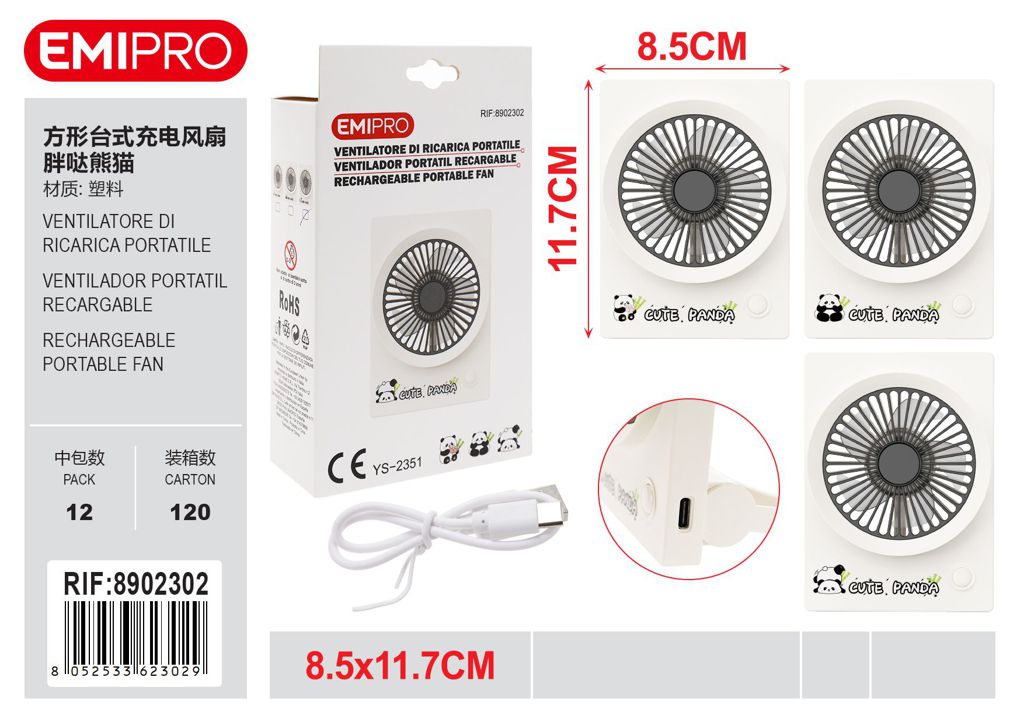 ventilatore Di Ricarica Portatile
