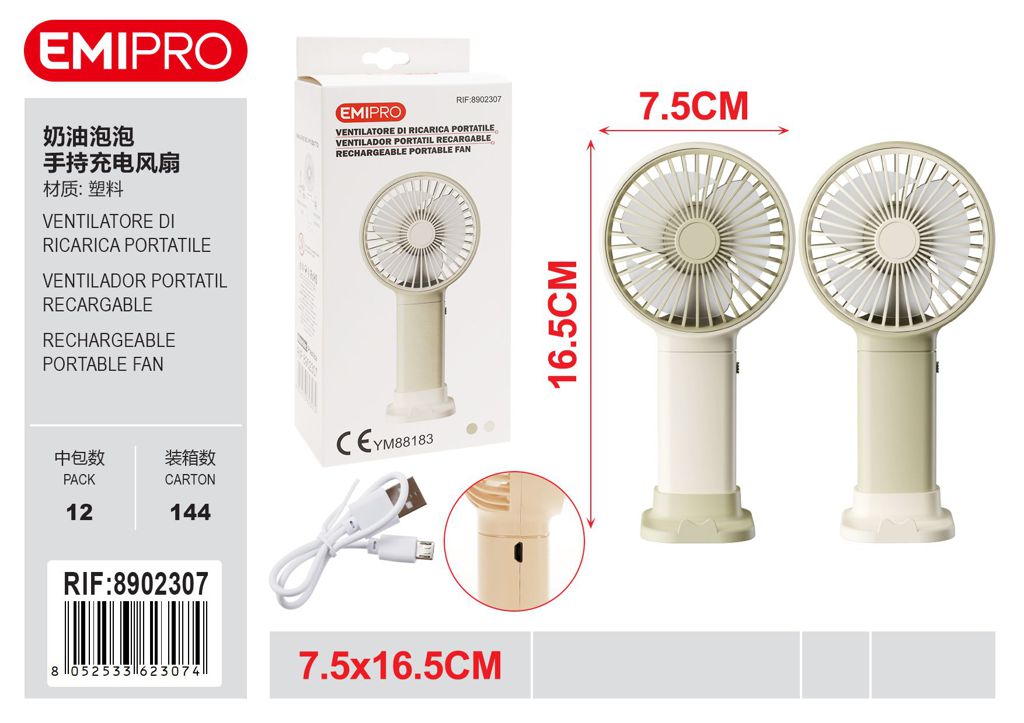 ventilatore Di Ricarica Portatile