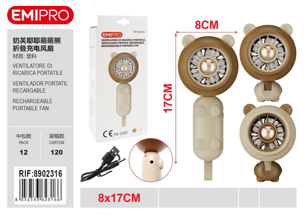 ventilatore Di Ricarica Portatile