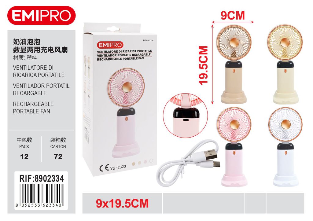 ventilatore Di Ricarica Portatile