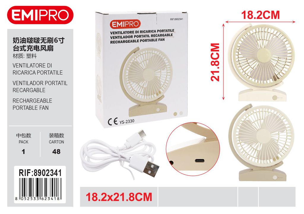 ventilatore Di Ricarica Portatile 6