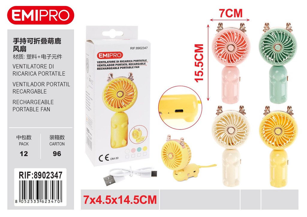 ventilatore Di Ricarica Portatile