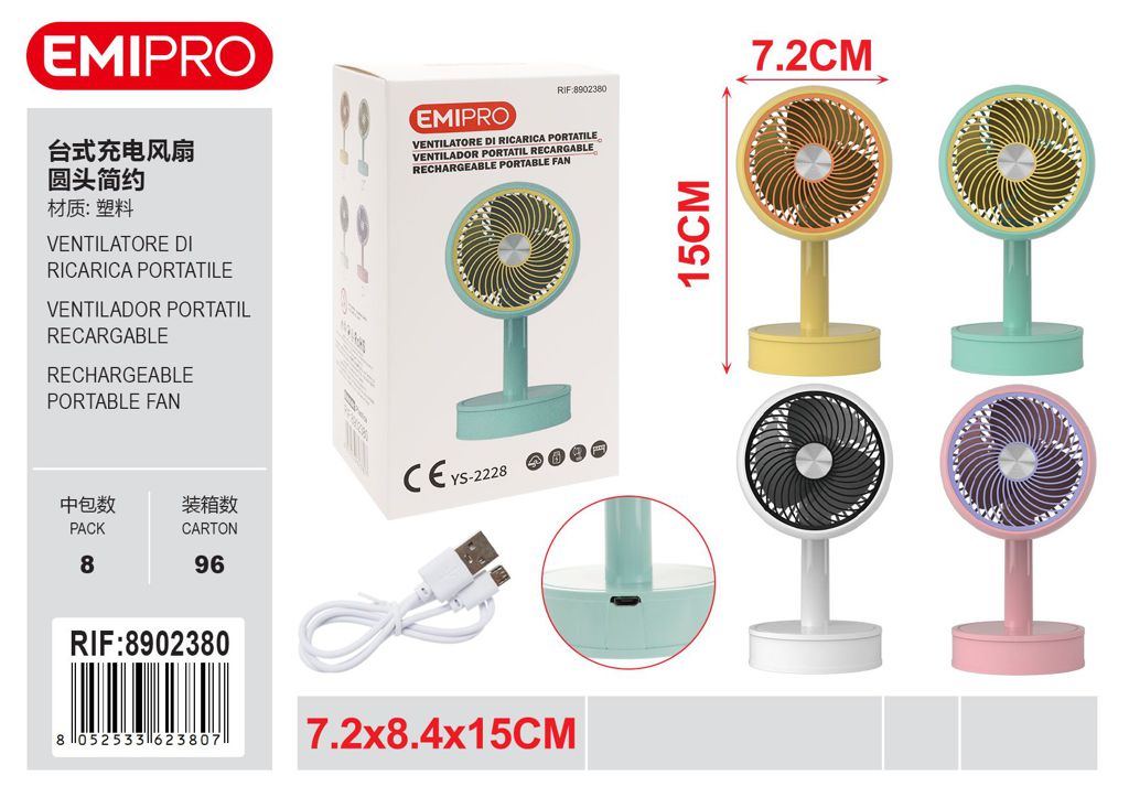 ventilatore Di Ricarica Portatile