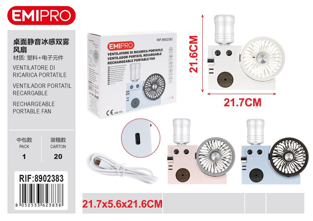 ventilatore Di Ricarica Portatile