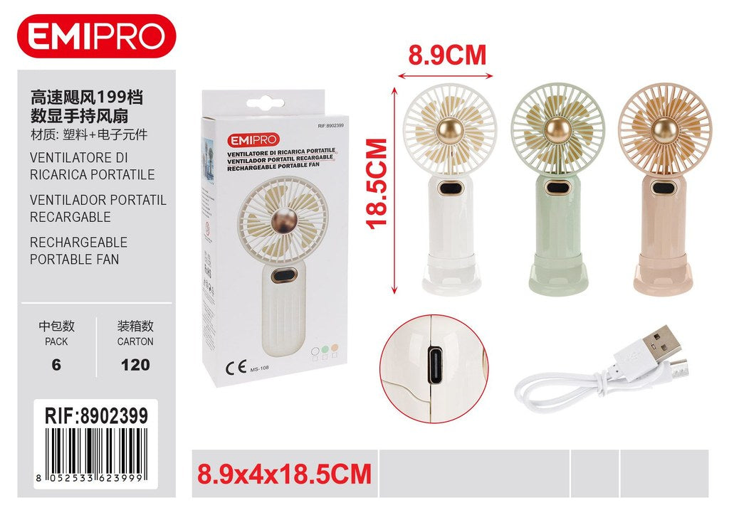 ventilatore Di Ricarica Portatile