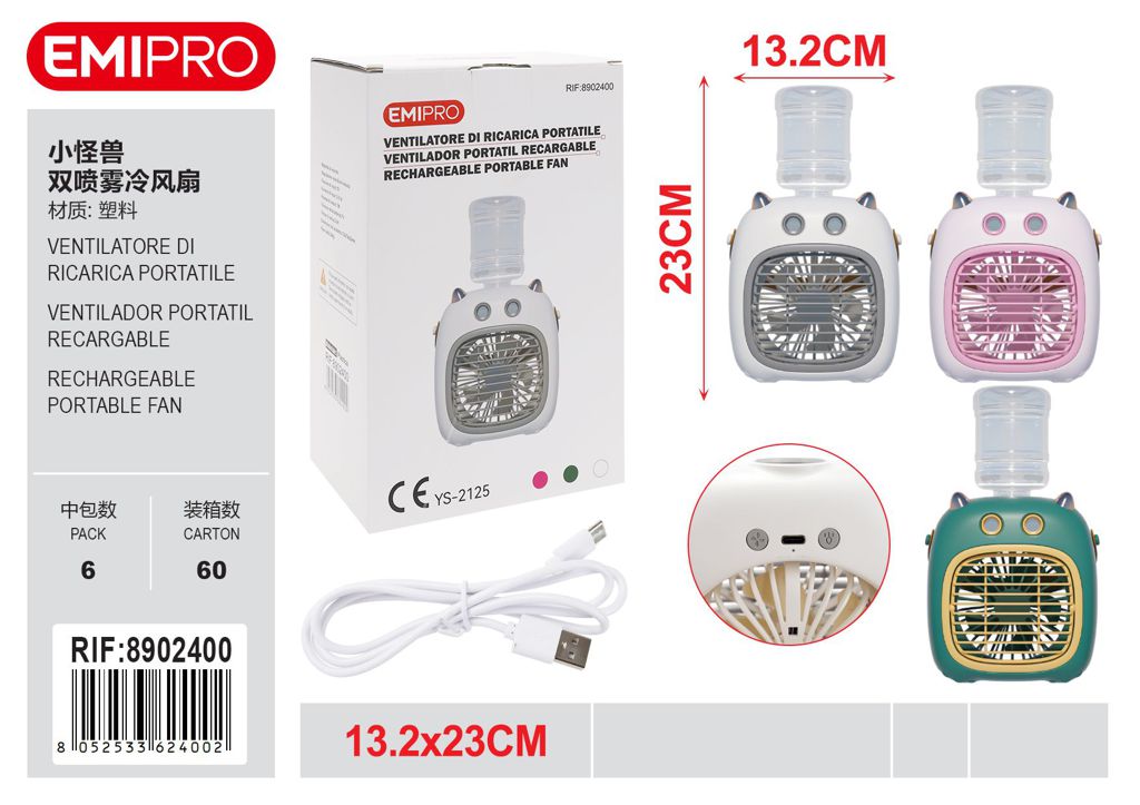 ventilatore Di Ricarica Portatile