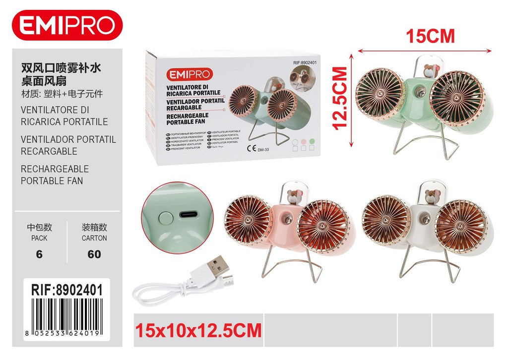 ventilatore Di Ricarica Portatile