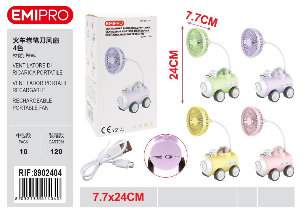 ventilatore Di Ricarica Portatile 4