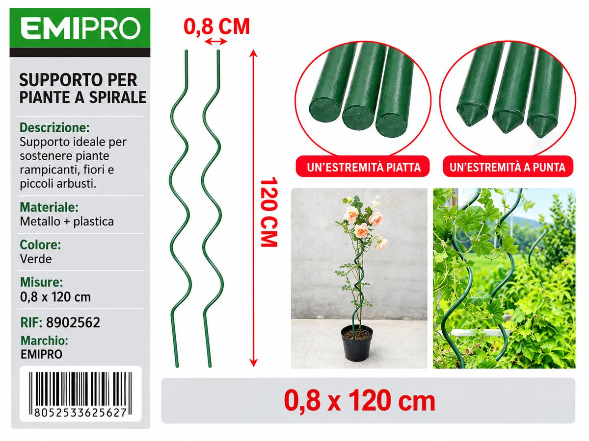 SUPPORTO PER PIANTE 0.8*120CM
