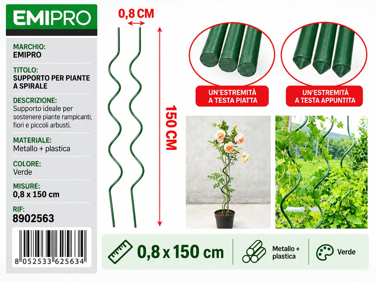SUPPORTO PER PIANTE 0.8*150CM