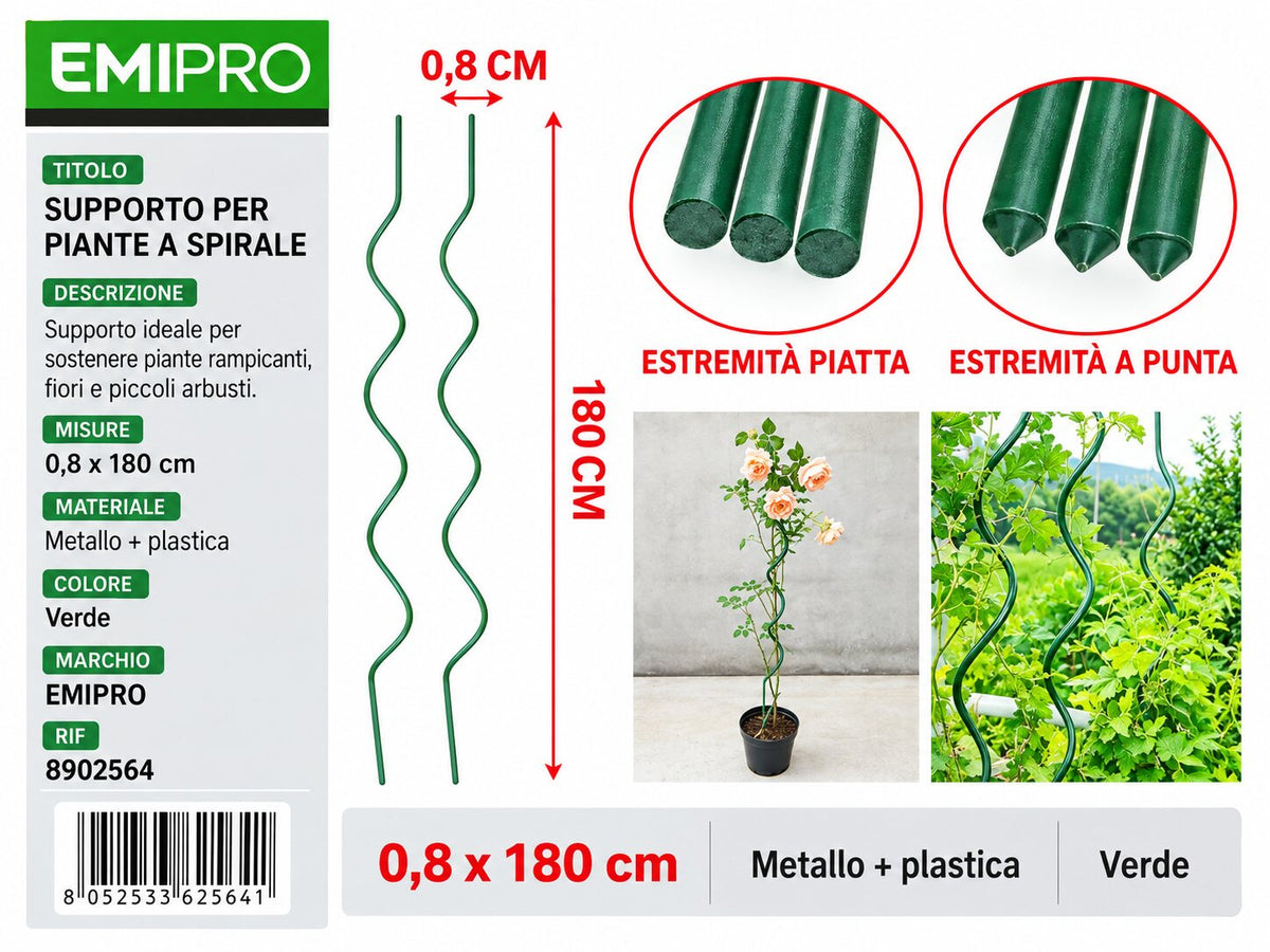 SUPPORTO PER PIANTE 0.8*180CM