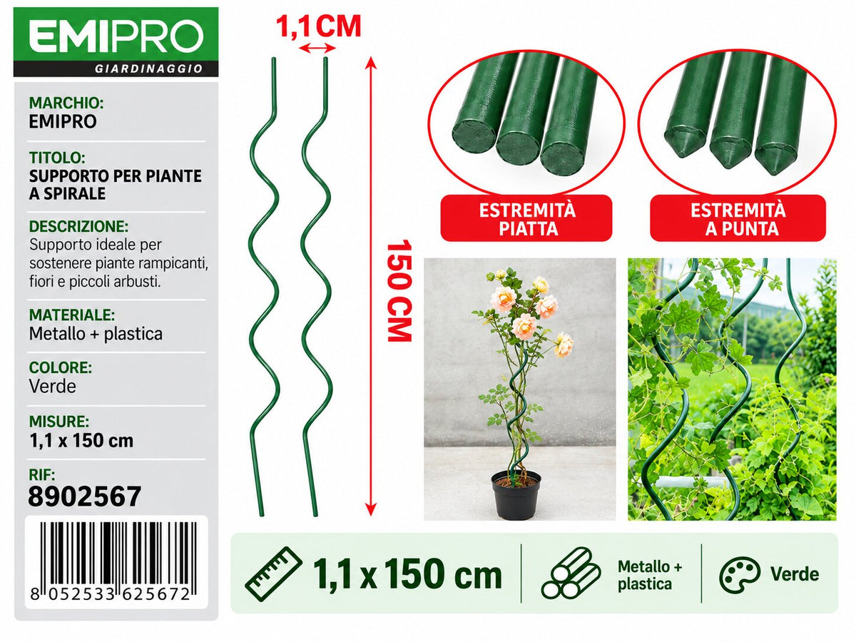 SUPPORTO PER PIANTE 1.1*150CM