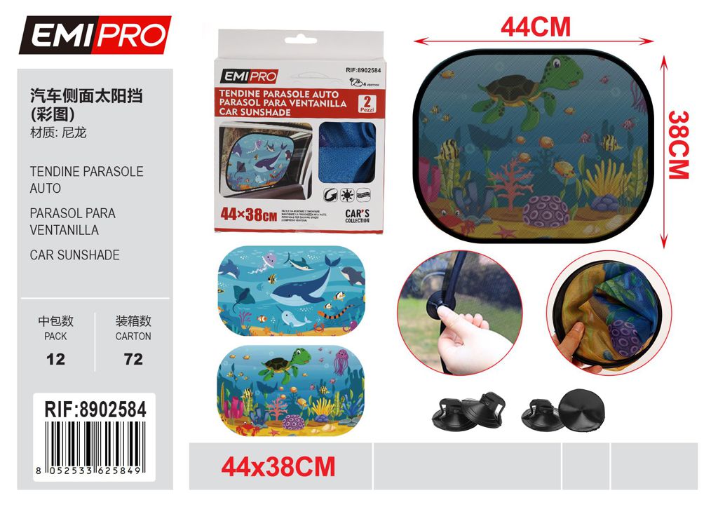 Parasole Da Auto 44*38cm 2Pcs