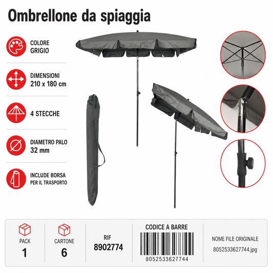 Ombrelloni 200*180cm*4k 32mm